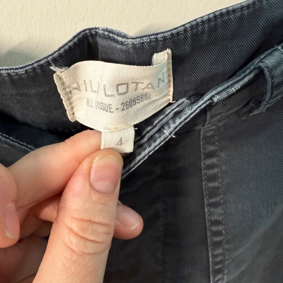 Nili Lotan “Military Issue” Utility Jogger Pants – Charcoal Gray (Size 4) - Picture 2 of 7